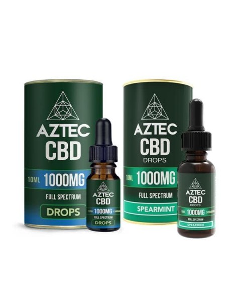 Aztec CBD Full Spectrum Hemp Oil 1000mg CBD 10ml