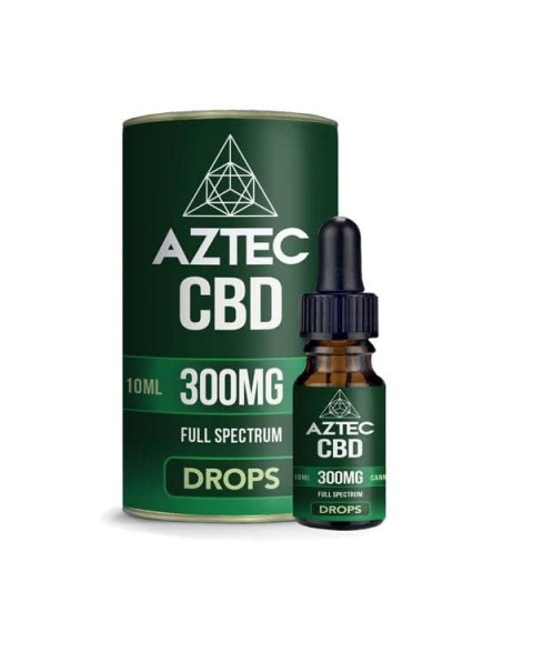 Aztec CBD Full Spectrum Hemp Oil 300mg CBD 10ml