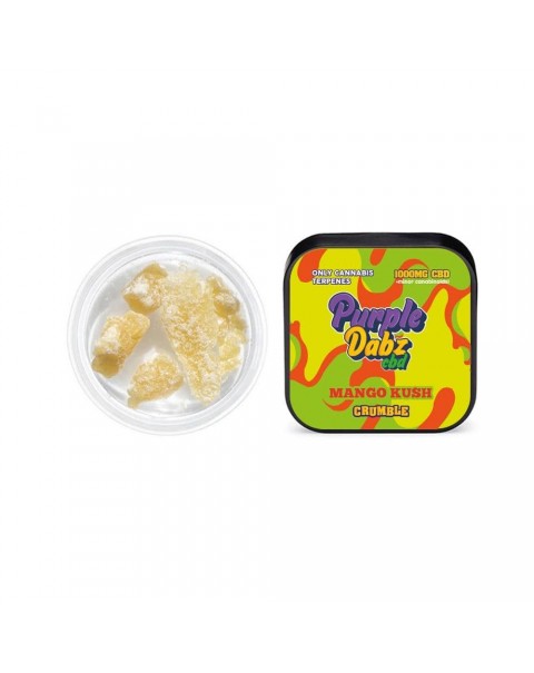 Purple Dabz CBD 1000mg CBD Crumble – Mango Kush