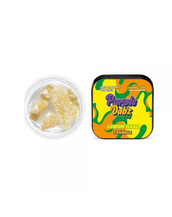 Purple Dabz CBD 1000mg CBD Crumble – Lemon H...