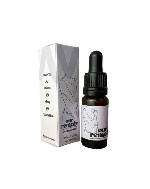 Our Remedy 500mg Natural CBD Oil 10ml – Pretty Peaceful