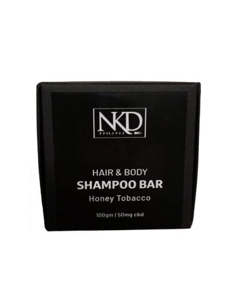NKD 50mg CBD Speciality Body & Hair Shampoo Bar 100g – Honey Tobacco