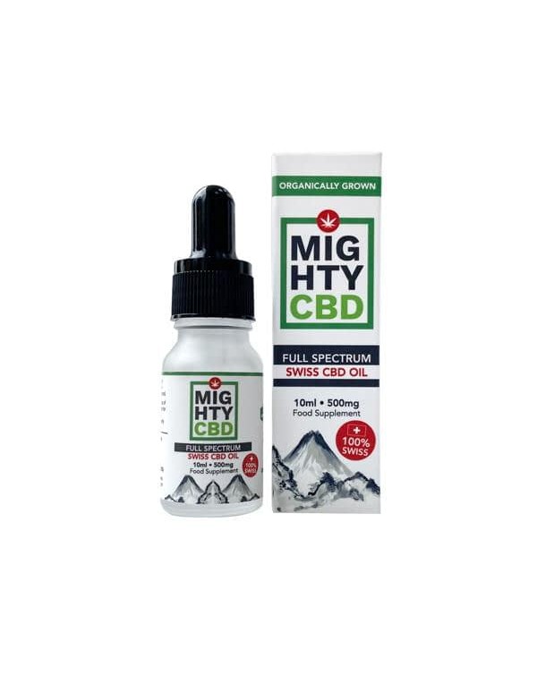 Mighty CBD 500mg Full Spectrum Swiss CBD Oil 10ml