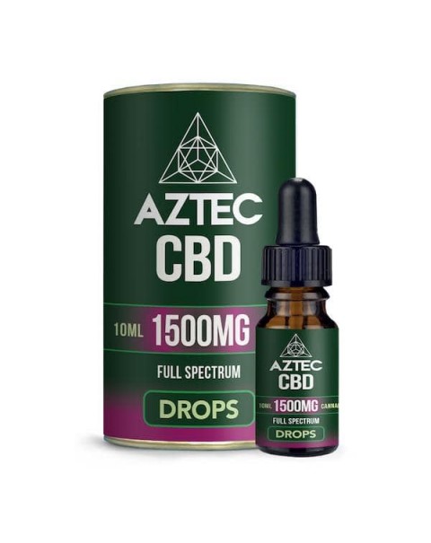 Aztec CBD Full Spectrum Hemp Oil 1500mg CBD 10ml