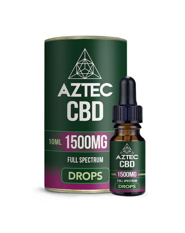 Aztec CBD Full Spectrum Hemp Oil 1500mg CBD 10ml