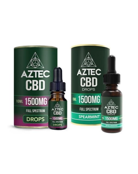 Aztec CBD Full Spectrum Hemp Oil 1500mg CBD 10ml