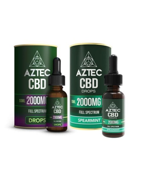 Aztec CBD Full Spectrum Hemp Oil 2000mg CBD 10ml