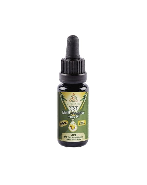 Celtic Wind Crops 2000mg CBD Multi-Complex Hemp Oi...