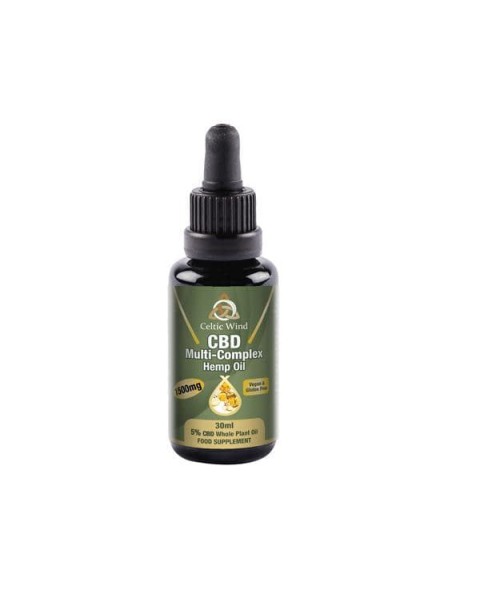 Celtic Wind Crops 1500mg CBD Multi-Complex Hemp Oil 30ml