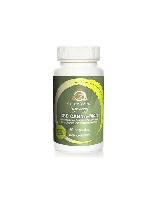 Celtic Wind Crops 600mg CBD Canna-Mag – 60 C...