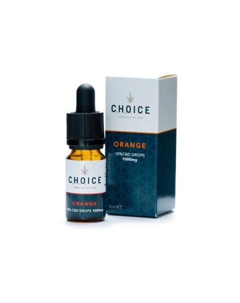 Choice 2000mg CBD Orange Oil Drops 10ml