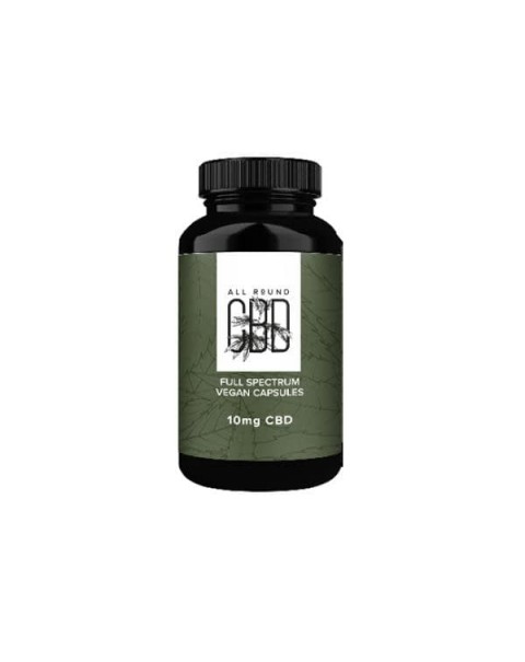 All Round CBD 300mg CBD Full Spectrum Vegan Capsules