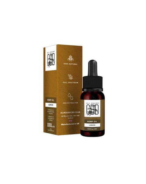 All Round CBD 1000mg CBD Full Spectrum Hemp Oil 10ml