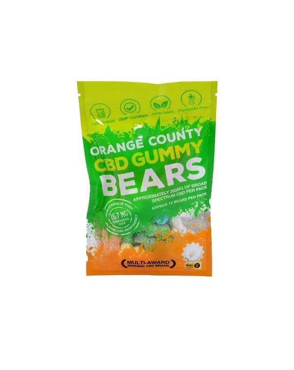 Orange County CBD 200mg Gummy Bears – Grab B...