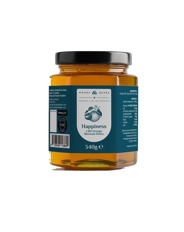 Moods and Bears 1000mg CBD Natural Pure Honey 340g