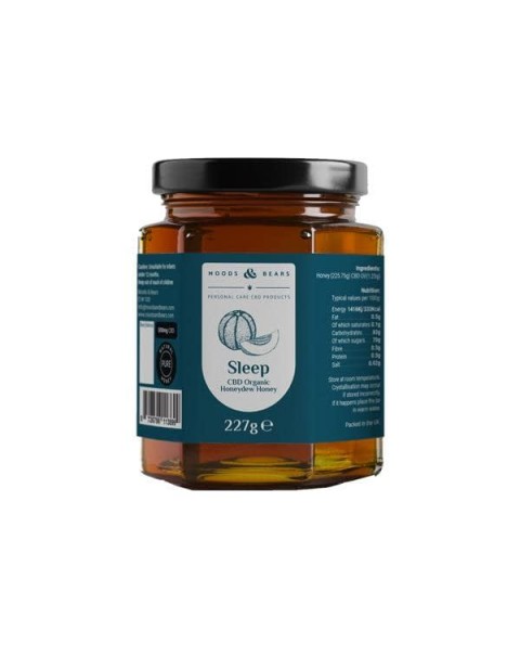 Moods and Bears 500mg CBD Natural Pure Honey 227g