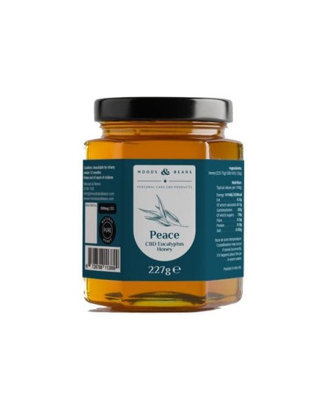 Moods and Bears 500mg CBD Natural Pure Honey 227g