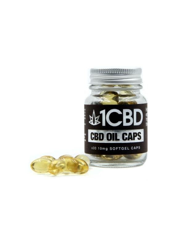 1CBD Soft Gel Capsules 10mg CBD 30 Capsules