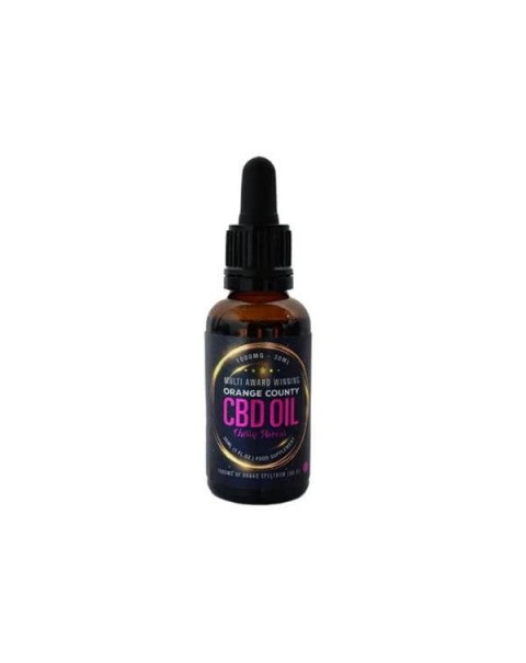 Orange County CBD 1000mg Flavoured Tincture Oil 30ml