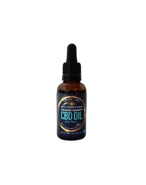 Orange County CBD 1500mg Flavoured Tincture Oil 30ml