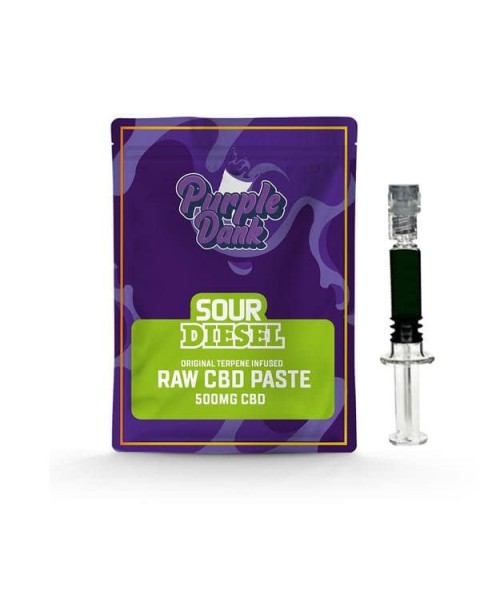Purple Dank 1000mg CBD Raw Paste with Natural Terpenes – Sour Diesel