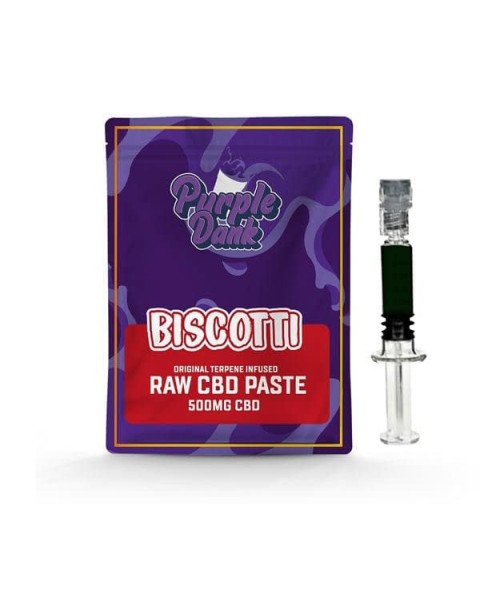 Purple Dank 1000mg CBD Raw Paste with Natural Terpenes – Biscotti