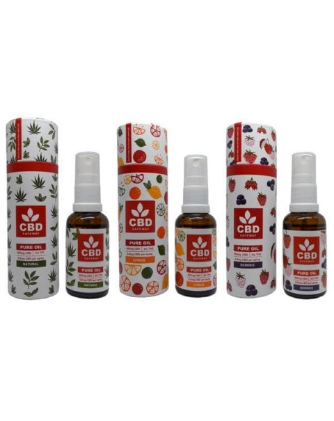 CBD Safe Way 2400mg CBD MCT Oil Spray – 30ml