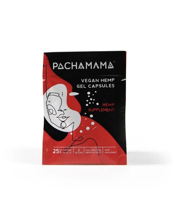 Pachamama 25mg CBD Vegan Hemp Gel Capsules –...