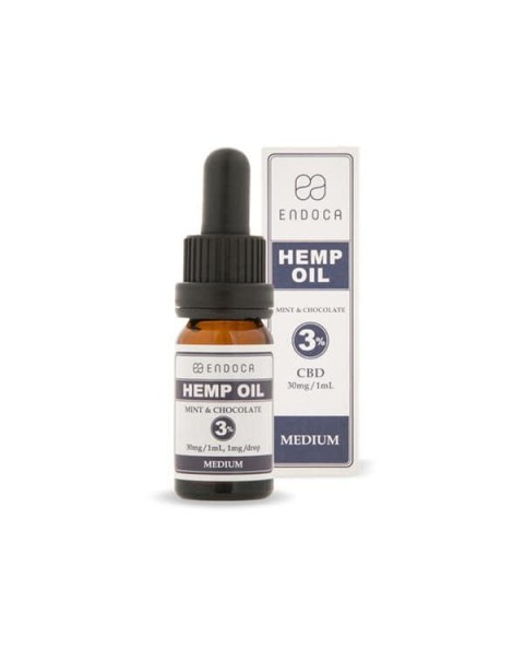 Endoca 300mg CBD Hemp Oil Drops Mint & Chocolate – 10ml