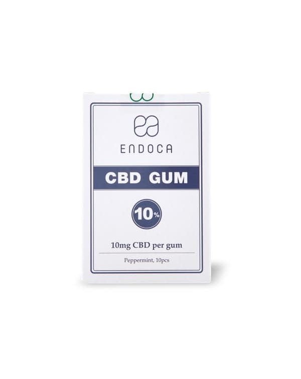 Endoca 100mg CBD Peppermint Chewing Gum – 10...