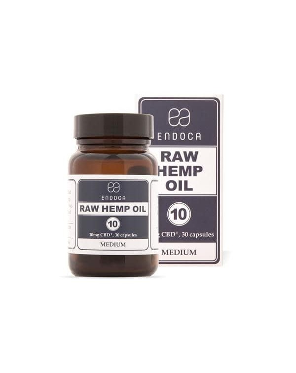 Endoca 300mg CBD+CBDa Capsules Raw Hemp Oil –...