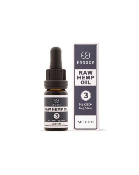 Endoca 300mg CBD+CBDa RAW Hemp Oil Drops 10ml