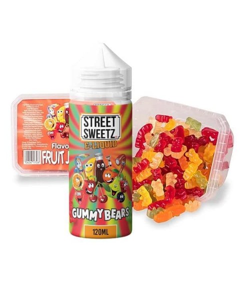 Street Sweetz 0mg 100ml Shortfill + 210g Jelly Sweets Combo