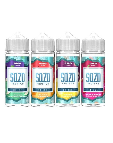 Sqzd On Ice 100ml Shortfill 0mg (70VG/30PG)