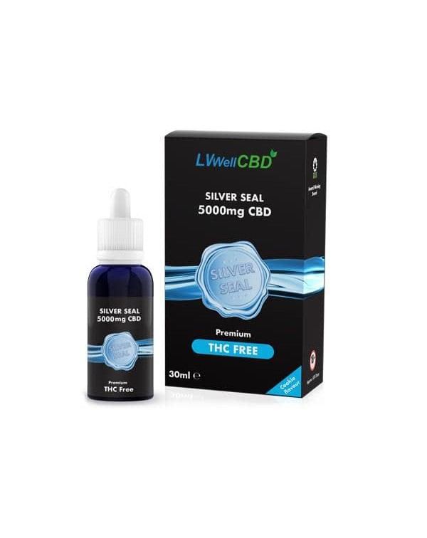 LVWell CBD Silver Seal 5000mg CBD 30ml Hemp Seed O...