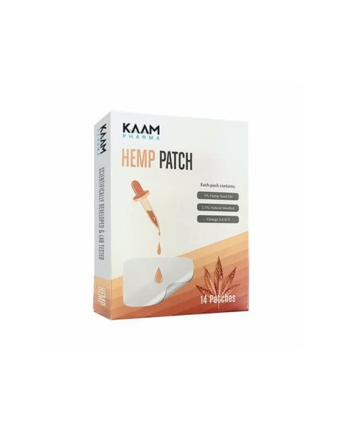 Kaam Pharma 5% Hemp Patches – 14 Pack