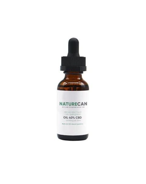 Naturecan 40% 12000mg CBD Broad Spectrum MCT Oil 30ml