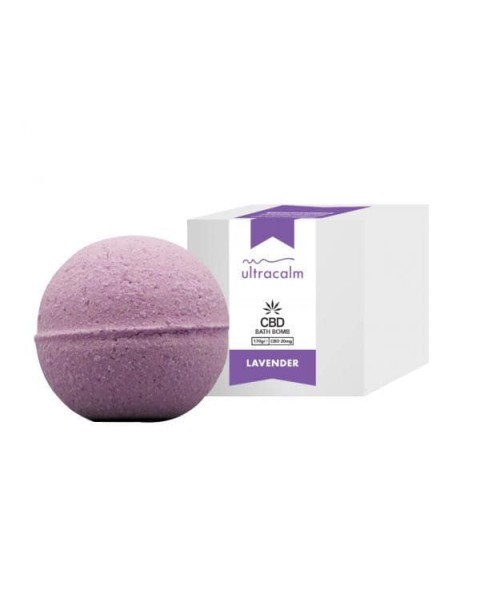 Ultracalm 20mg CBD Luxury Essential oil CBD Bath Bombs 170g