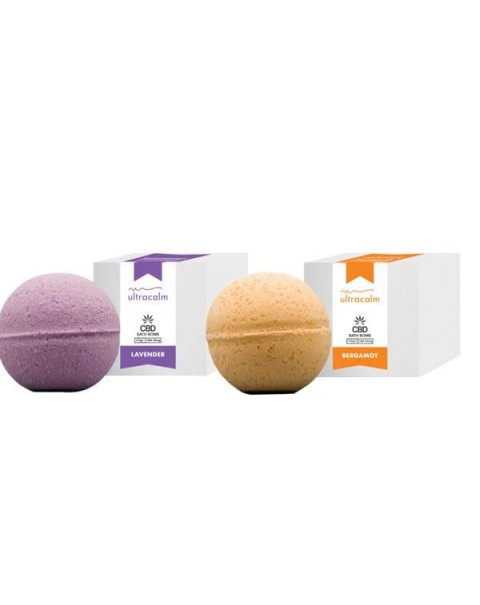 Ultracalm 20mg CBD Luxury Essential oil CBD Bath Bombs 170g