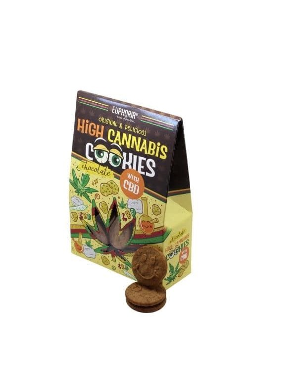 Euphoria High Cannabis Chocolate Cookies with CBD