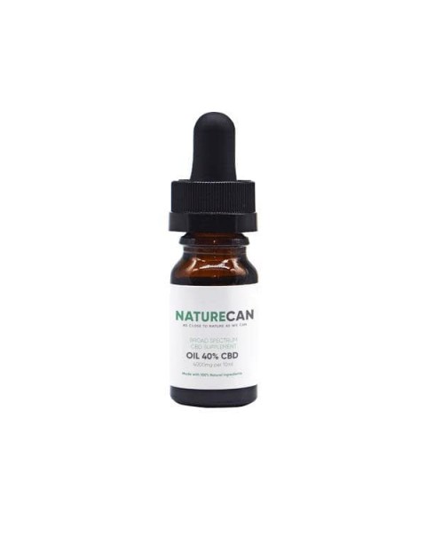 Naturecan 40% 4000mg CBD Broad Spectrum MCT Oil 10ml