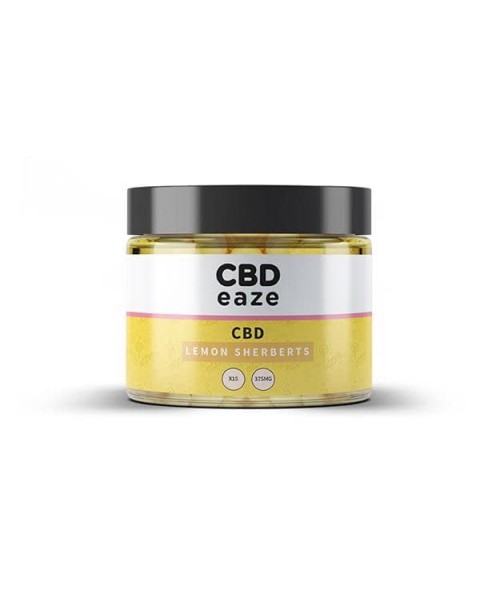 CBDeaze 375mg CBD Lemon Sherbets