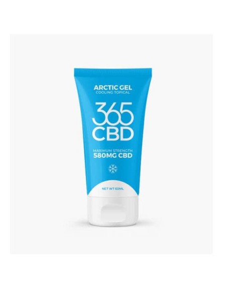 365CBD Arctic Gel 580mg CBD Cooling Topical Balm 60ml