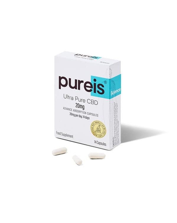 Pureis CBD 20mg CBD Ultra Pure CBD Advanced Absorp...