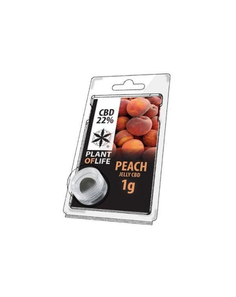 Plant Of Life Fruit Market Jelly 22% CBD 1g – Peach