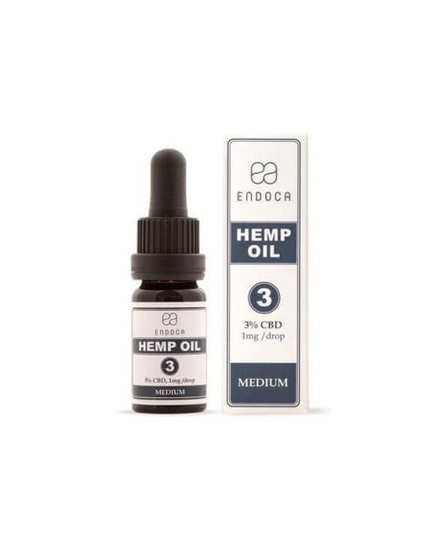 Endoca 300mg CBD Hemp Oil Drops 10ml