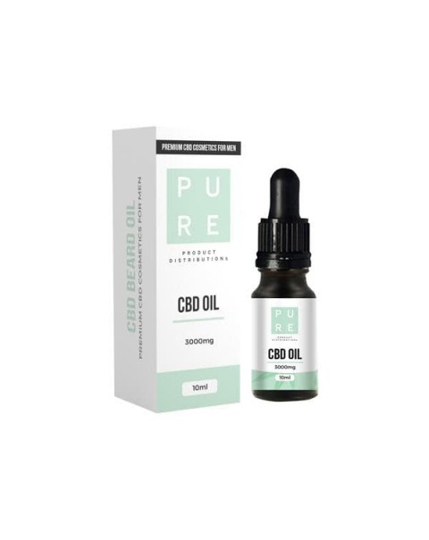 Pure 3000mg CBD Beard Oil – 10ml