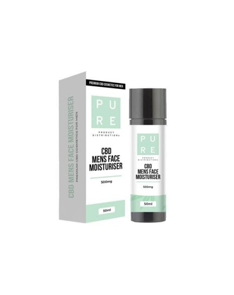 Pure 500mg CBD Mens Moisturiser – 50ml