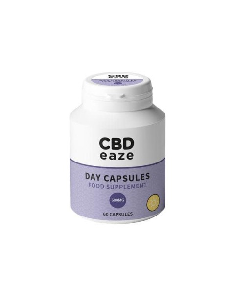 CBDeaze 600mg CBD Day Capsules – 60 Capsules