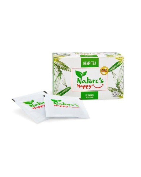 Nature’s Happy CBD Hemp Herbal Tea Bags – 20 Bags